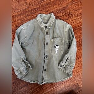 EUC ZARA Snoopy kids overshirt